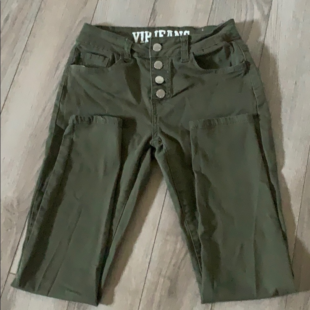 V.I.P Jeans Anklet — Olive
